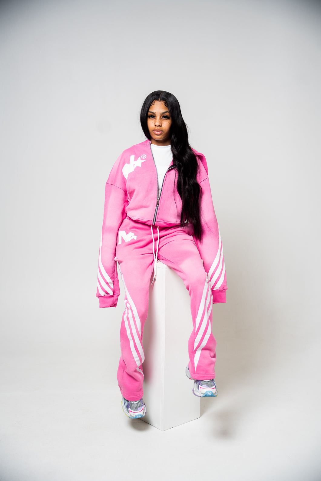 NS Pink “New Era” track pants