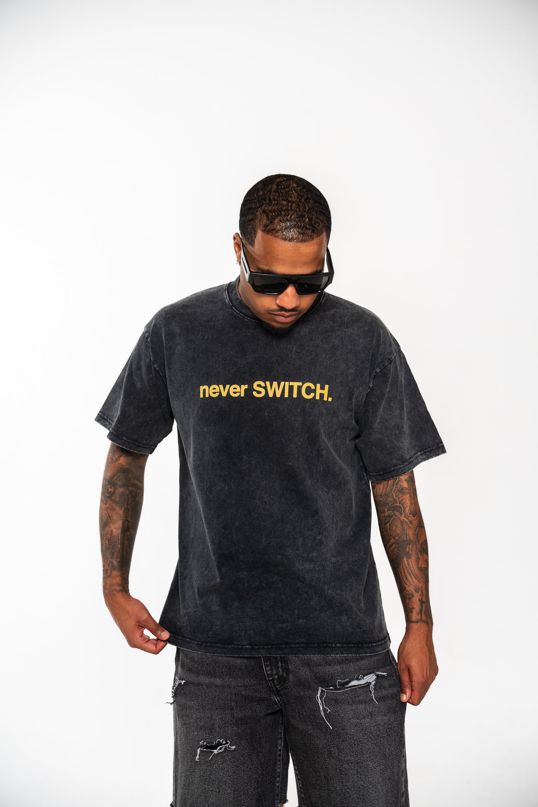 Gold NS “NEVER SWITCH” Tee